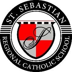 Diocesan and Community Events ST. SEBASTIAN REGIONAL SCHOOL NEWS Please send your prayer intentions to nzetty@sssbv.org. Enjoy and KidStuff coupon books are on sale at the School Office.