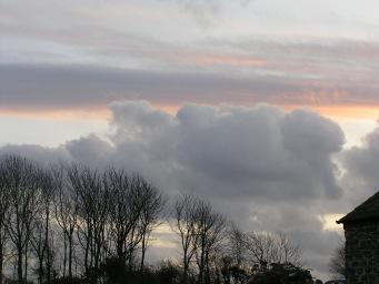 There are long smooth streaks as though painted with one long sweep of a brush; lines of fuzzy blobs; herds of flat-bottomed clouds with puffy tops; columns, like rolls of cotton wool standing on end