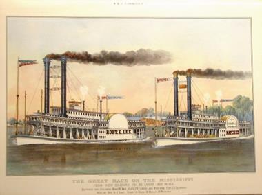 Transportation: The development of the steamboat stimulated the agricultural economy of the West and the South by providing much readier access to markets at greatly reduced cost.