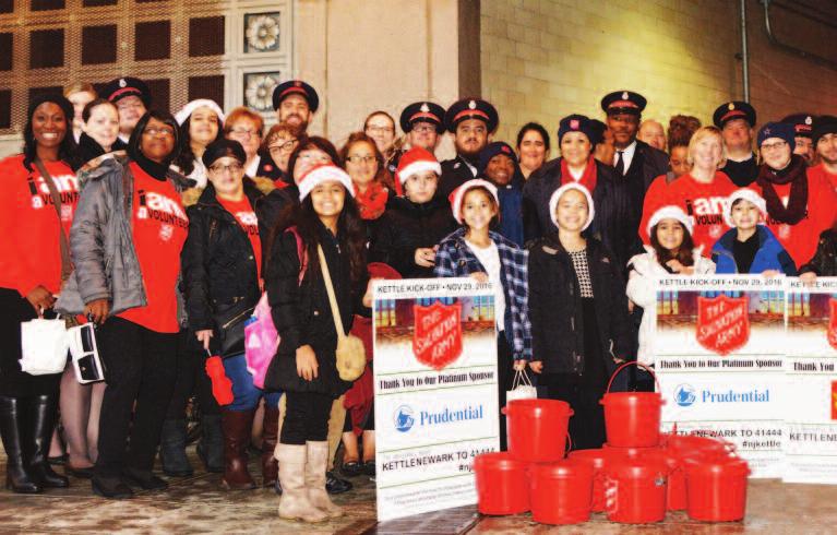 The Salvation Army Kicks-Off Red Kettle Campaign Launch and Giving Tuesday at Newark Penn Station The Salvation Army New Jersey