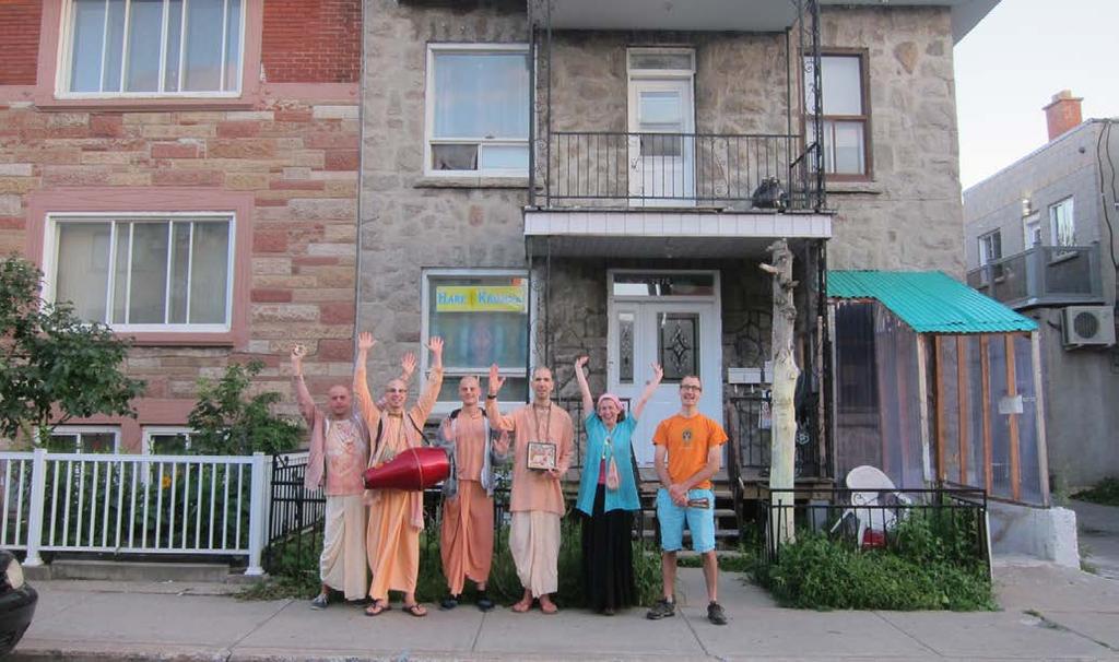 B.L.I.S.S. Montreal News Store Front For Srila Prabhupada! Blisfull devotees during summer 2016 visint the Montreal Ashram.