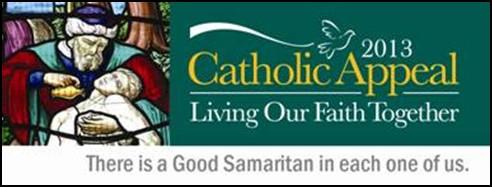 The 2013 Catholic Appeal Campaign is well underway at Sacred Heart Parish and St. John the Baptist Parish. So far, at St. John's we have raised $1,225.