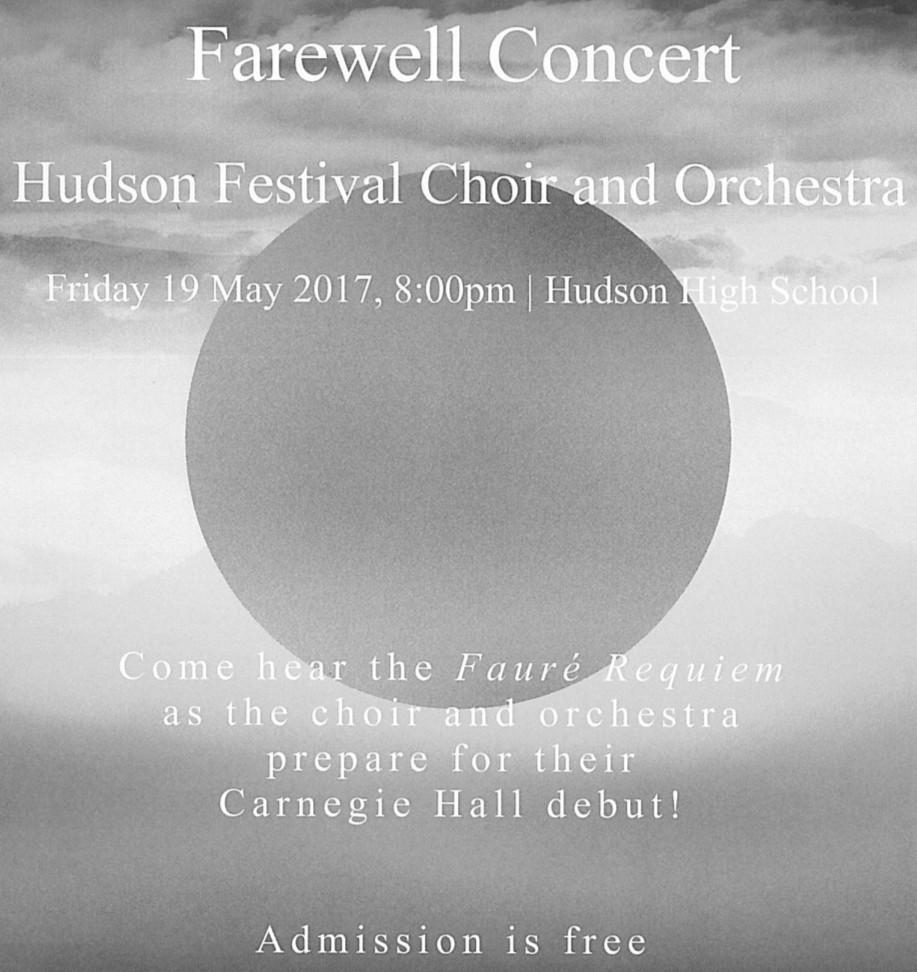 Our very own Music Director Angela Kovacs will be Singing here in Hudson & in New York at Carnegie Hall!