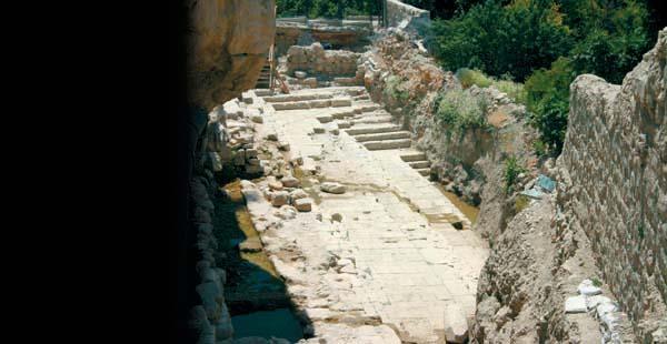 The Siloam Pool Where Jesus Cured the Blind Man By Hershel Shanks Few places better illustrate the layered history that archaeology uncovers than the little ridge known as the City of David, the