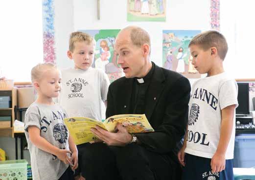 a lifelong mark with students. The combination of faith, knowledge, and service develops personal qualities of responsibility that create the foundation of the Catholic Church for the next generation.