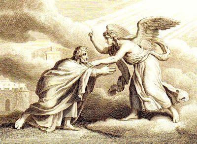 John is once again rebuked by the angel and reminded