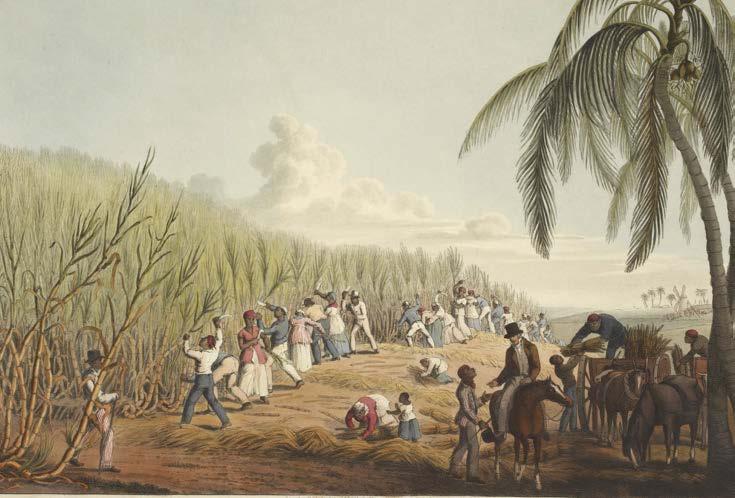 SLAVE LABOR BEFORE THE CIVIL WAR This painting depicts slaves working on