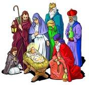 You will also see shepherds and sheep and other animals who all came to see the Baby Jesus. A fun fact: St.