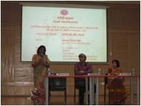 October 2015, a Special Talk on Gandhi ji aur Satya by Prof.