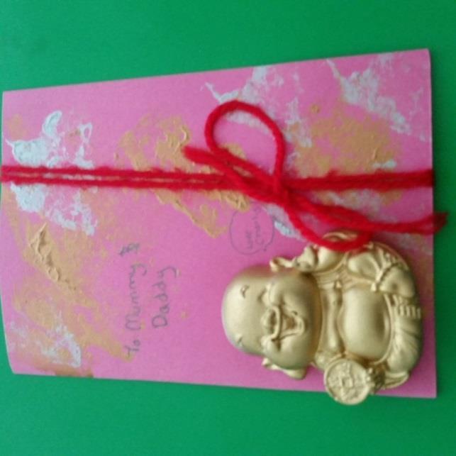 Message to family by student Buddha card for parents Workshop description by Carole Wakerley BESS Teacher s Meeting 27/5/18, we welcomed Carol Khan for an Arts and Crafts demonstration.