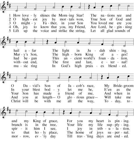 HYMN OF THE DAY 79 - How Lovely Shines the Morning