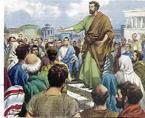 140. What two things did Paul preach to the philosophers of Athens?(v18) 141. What was the Areopagus? (Bible dictionary) 142.