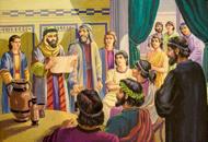 374. In verse 9 Paul asked the brothers and sisters to follow his example. Can you think of some of the things that they had seen Paul do that would help them work together in the ecclesia? 375.
