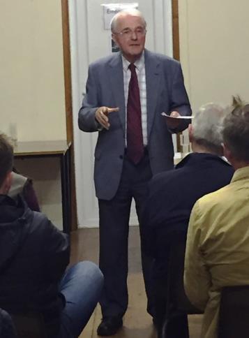 FRIENDS OF LANGRIDGE On the 6 th October the Village Hall was filled to capacity for the splendid talk on The Battle of Lansdown given by John Wroughton, a Bath historian who lectures on local