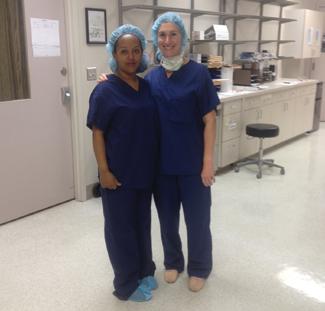 Audrey Talley Rostov, MD 3 Audrey Talley Rostov, MD with visiting surgeon,