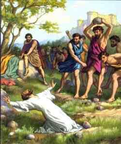 The method of killing someone was stoning Leviticus 20:2 He shall