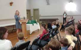 At the Children s Liturgy of the Word, we break down the Gospel of the day into a kid-friendly version, says Deacon Al Sullivan, who volunteers with the ministry.