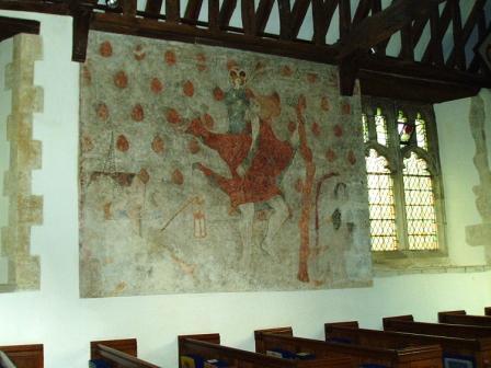 Medieval wall painting St. Margaret s Both churches now use the same Inspecting Architect.