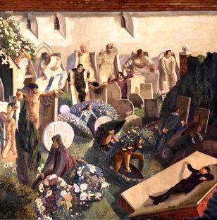 Boothby Pagnell. Braceby. Humby chapel. Ingoldsby. Lenton. Old Somerby. Ropsley. Sapperton Pew Sheet: November 18 th : 2 nd before Advent Resurrection at Cookham by Stanley Spencer.