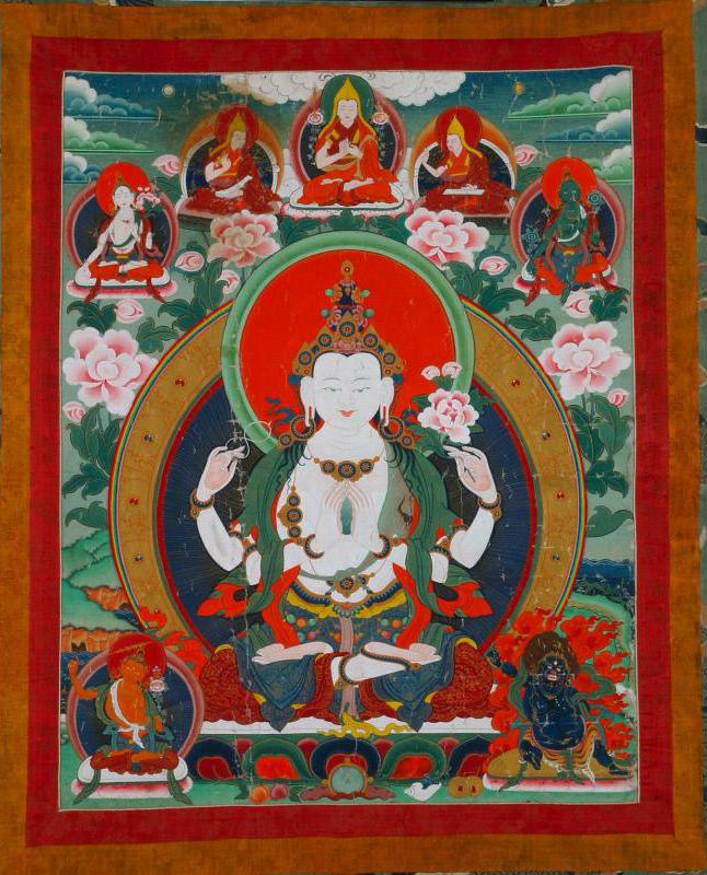 The Bodhisattva Avalokiteshvara Share Tweet Email Enlarge this image. The bodhisattva Avalokiteshvara, 1800 1900. Tibet.