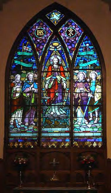 At the East Window Savior of the world, by Your cross and precious blood You have redeemed us: Save us, and help us, we humbly beseech You, O Lord. Let us pray.