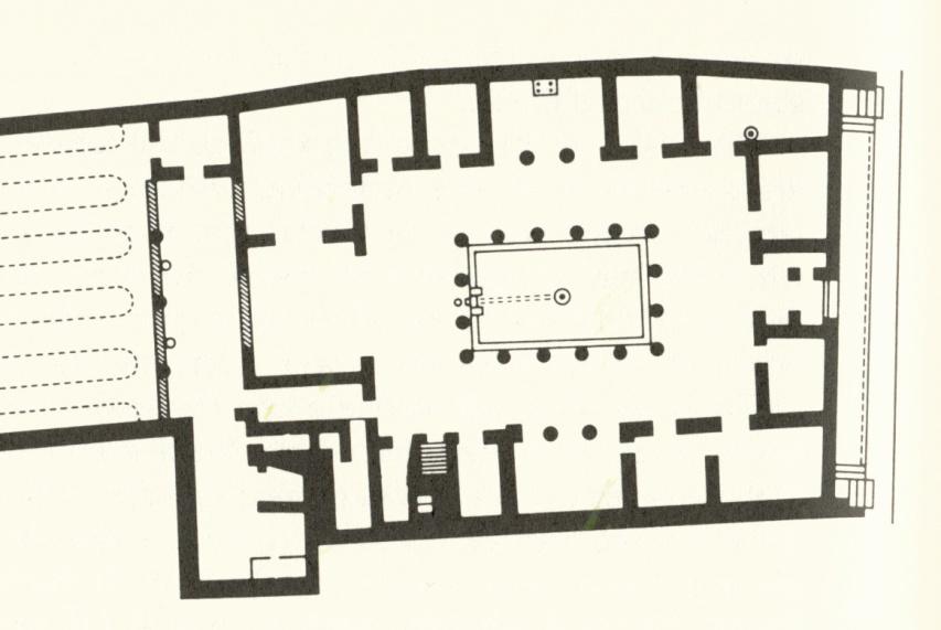 Floor plan: Casa di Epidio Rufo, Pompeii (1 st