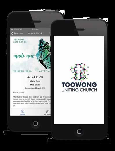 Free TUC Mobile App Stay up-to-date with what s Happening Simply go to the App Store or Google Play and search Toowong Uniting Church.