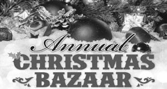 2018 HOLY FAMILY CHRISTMAS BAZAAR FRIDAY, NOVEMBER 30 th 6pm to 10pm SATURDAY, DECEMBER 1 st 5pm to 9pm WISH LIST Gift Baskets and Items for Tombola Table Consider donating a themed basket or a large