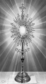 WHITE ELEPHANT TABLE ITEMS EUCHARISTIC ADORATION Our Eucharistic Adoration will be on the second Sunday of every month after the 11:00 A.M. Mass until 1:00 P.M. This Eucharistic Adoration replaces our 40 hours devotion.