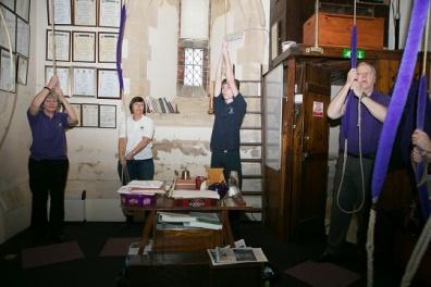 They train new ringers, young and old, and regularly compete in Branch and Guild competitions.