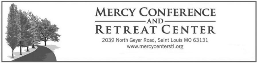 Mercy Conference and Retreat Center, 2039 N. Geyer Rd., 9:00am-1:00pm.