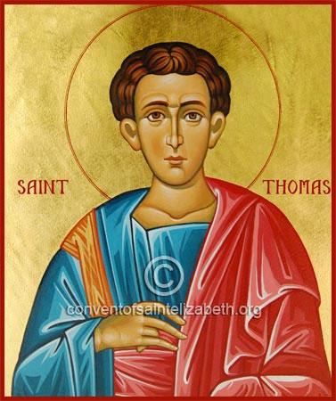 Lives of the Saints ST. THOMAS, APOSTLE (Catholic News Agency) On July 3, the Church celebrates the feast day of St. Thomas the Apostle.