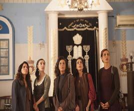 "The Women's Balcony" is an eccentric portrait of a devout community suddenly under pressure from a super Orthodox rabbi to observe their faith in a more rigid way.