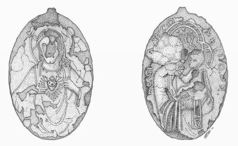 Artifact Conservation Report on a Scapular Medal (FLMNH: 2000-22 FS 1.06) Recovered from 8-SA-35-2, The Convent Site, St. Augustine, Florida For The Sisters of St. Joseph 241 St. George Street St.
