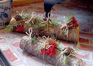 The Yule Log symbolizes an offering as a bid for good health, abundance and the return of the light going into