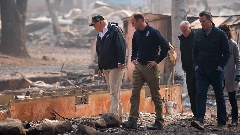 President Donald Trump, Governor Jerry Brown and Governor elect Gavin Newsom toured the city and were devastated by the