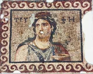 Personifications of Tryphe explicitly inscribed are found among Antioch mosaics.