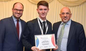 Driver apprentices Jamie Daniels and Callum McCombs from Blakemore Foodservice and Ben Hilton from Blakemore Fine Foods were among 18 young trainees acknowledged at the Federation of Wholesale