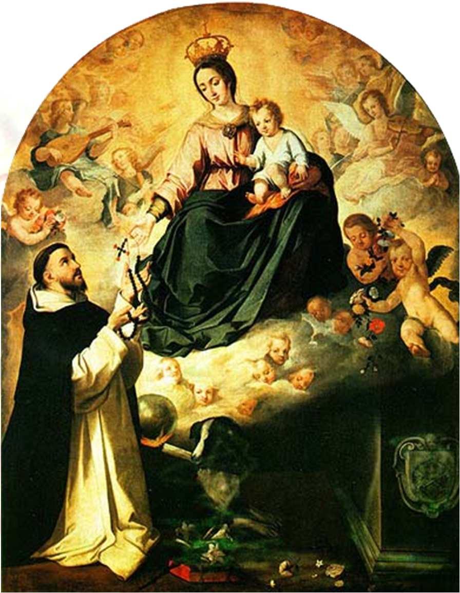 The Most Holy Rosary Arm yourself with prayer rather than a sword; wear humility rather than fine clothes. ~St. Dominic Created by St. Dominic (from antiquity) Approved by Pope St.