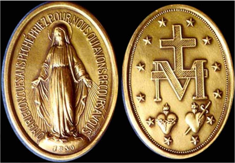 The Miraculous Medal Have a medal struck in this model. Persons who wear it will receive great graces, especially if they wear it around the neck. ~ Blessed Virgin to St.
