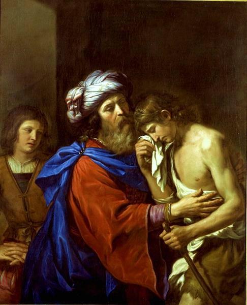https://commons.wikimedia.org/wiki/file%3a Guercino_Return_of_the_prodigal_son.jpg https://commons.wikimedia.org/wiki/file%3areturn_of _the_prodigal_son_1667-1670_murillo Here are two pictures of the story of the prodigal son.