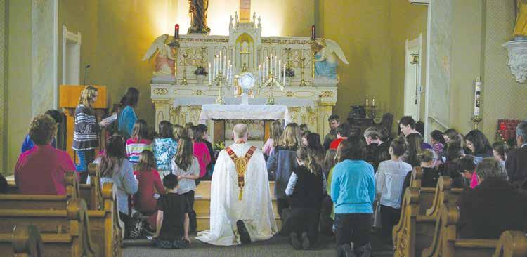 MARCH 2017 Youth Adoration Inviting Our Children to Get to Know Christ in the Blessed Sacrament One of the core teachings of the Catholic Church is the belief in the Real Presence of Jesus Christ in