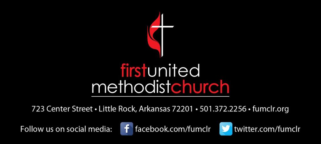 WELCOME TO FIRST UNITED METHODIST CHURCH IN DOWNTOWN LITTLE ROCK. We have embraced our role in urban ministry.