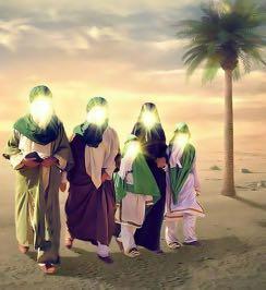 The next day, on the 24th of Dhul Hijjah, the Holy Prophet (S) came out for the Mubaahala with Imam Ali (A), Sayyida Fatimah (A), Imam Hasan (A), and Imam Husain (A).