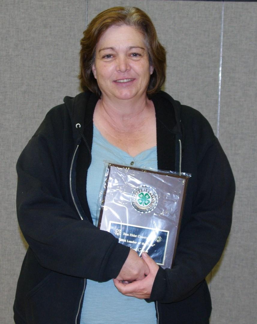 Leader of the Year Melanie Crouch has been a 4-H leader for 16 years focusing on livestock projects including horse, beef, swine and bucket calves.