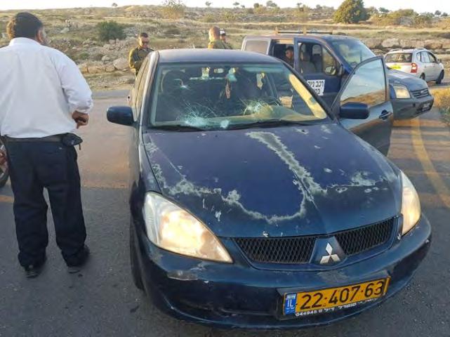 6 Judea and Samaria Terrorist attacks in Judea and Samaria Shooting attack On May 22, 218, a shooting attack targeted an Israeli vehicle near village of Naame (west of Ramallah).