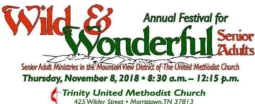 Joyful Hearts will join other senior adults throughout the Mountain View District for the Wild & Wonderful annual festival.