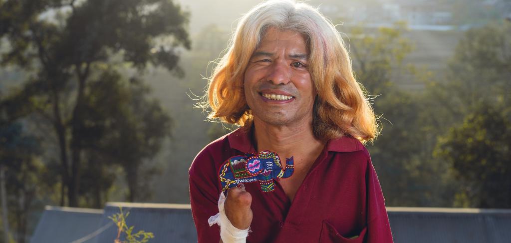 KEEPING IN TOUCH 4 1800 537 767 37-39 Ellingworth Parade, Box Hill VIC 3128 tlmaust@leprosymission.org.au Thanks for helping Raj R A J IS A SINGLE DAD from the historic city of Bhaktapur in Nepal.