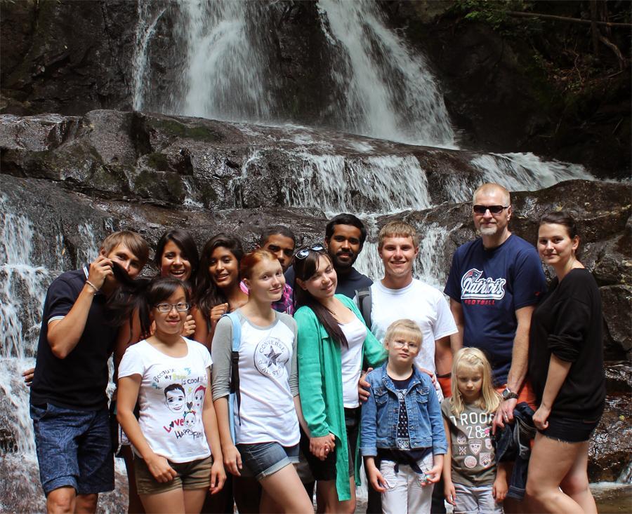 Every week we take the students to different places within the Smoky Mountain National Park. On this day we took them on a hike to see Laurel Falls.