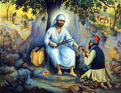 When DasGhanu Maharaj also dressed himself similarly before doing a Sai Kirtan and stood before Sai, Baba mocked at him and ordered him to remove all the paraphernalia and dress simply, just as